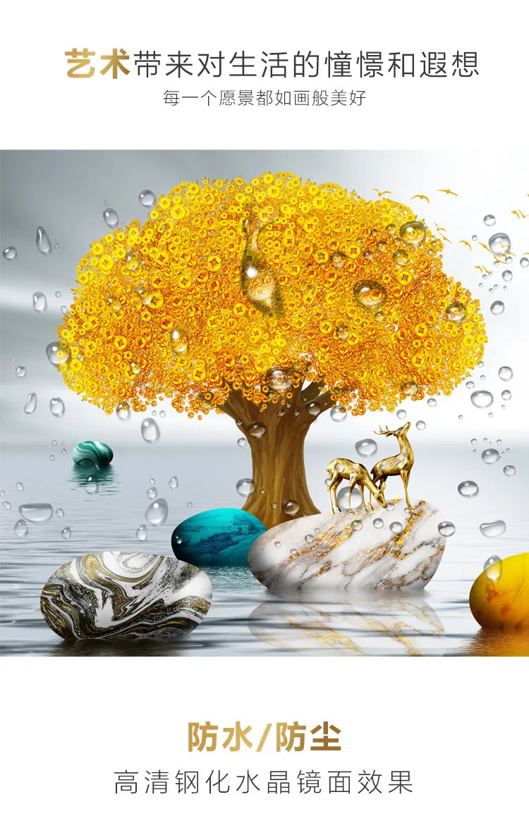 Simple modern fashion aluminum wall clock clock with temperature calendar clock