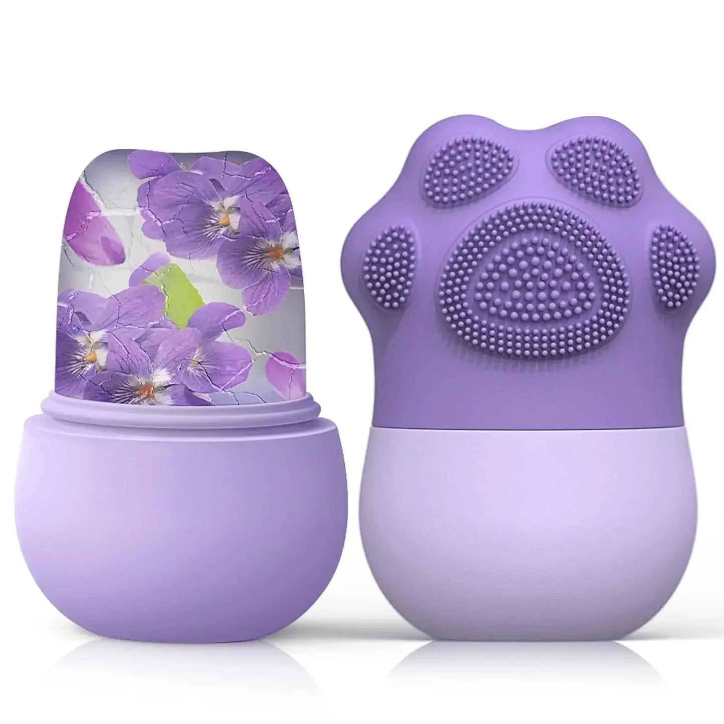 Silicone Ice Facial Roller – Cooling Contour Tool for Lifting, De-Puffing & Glowing Skin