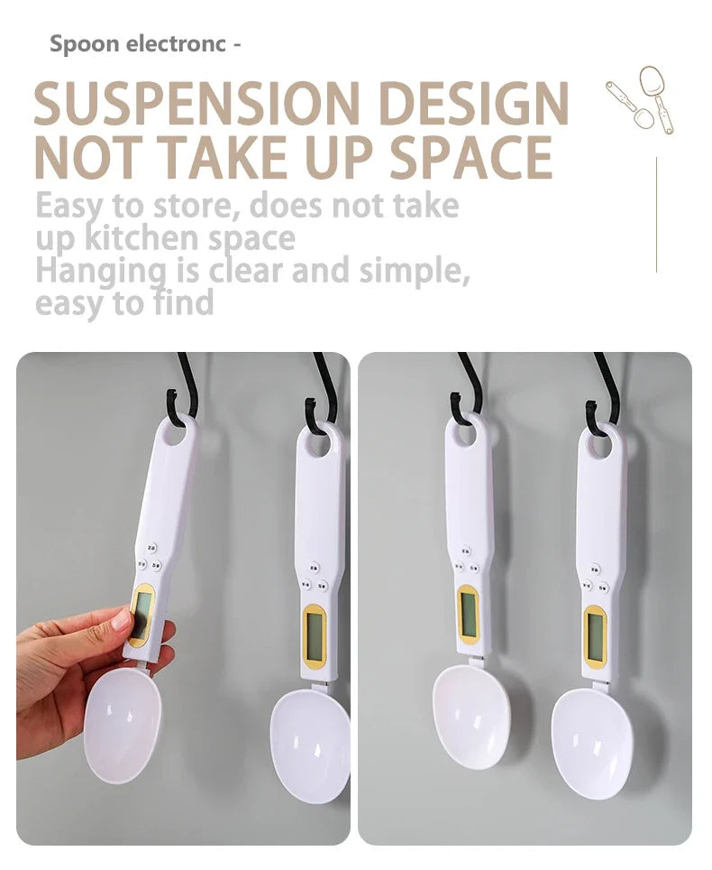 Electronic Kitchen Scale 500g 0.1g LCD Digital Measuring Food Flour Digital Spoon Scale Mini Kitchen Tool for Milk Coffee Scale