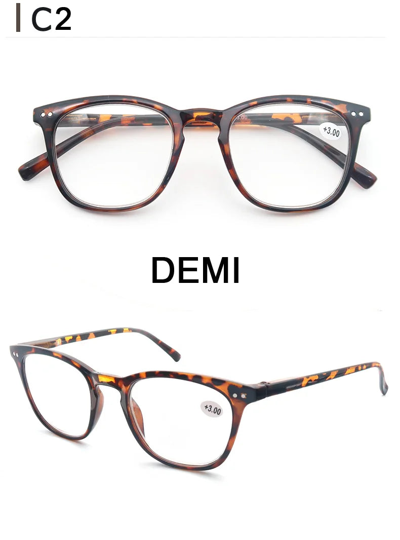 Classics Round Frame Fruit Hard Candy Style Color Reading Glasses For Men And Women Are Comfortable Light And Fashionable Reader