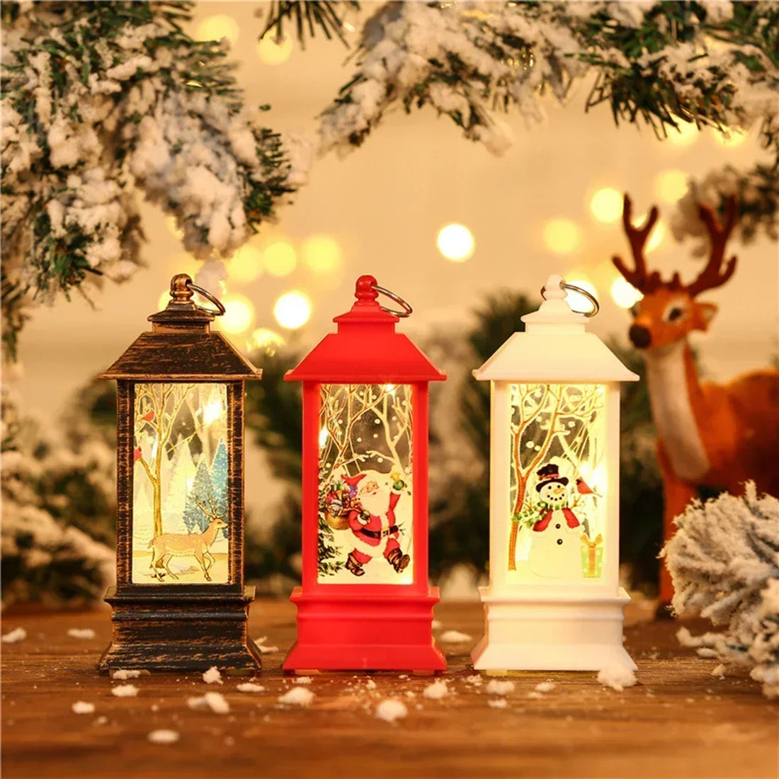 Santa's Glow Lantern - Magical Christmas Wind Light