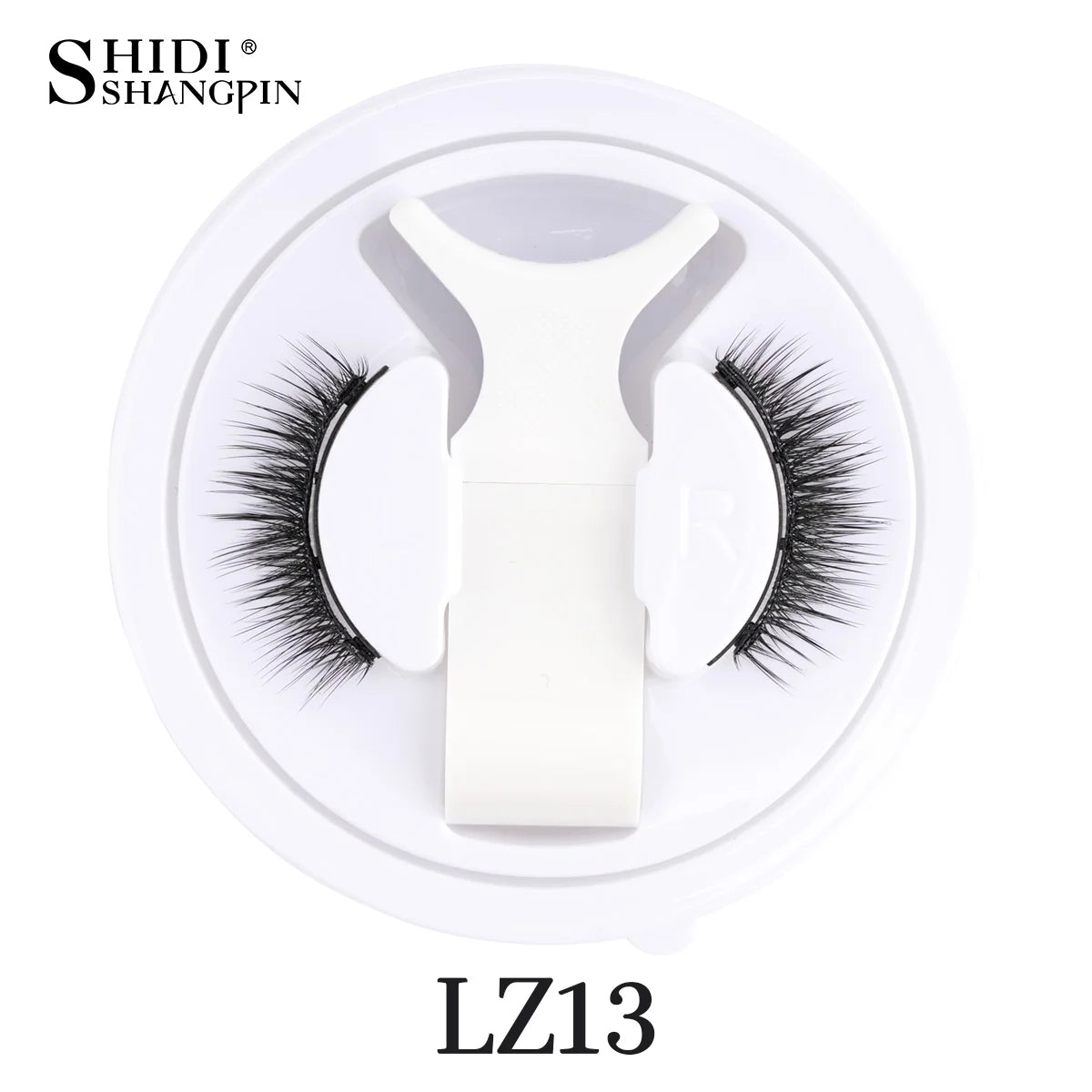 1 Pair Reusable Magnetic Eyelashes Tweezers Set Faux Mink Lashes Handmade 3D Natural False Eyelashes and Magnetic Tweezers Set