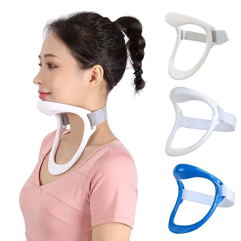 Neck Stretcher & Posture Corrector – Adjustable Neck Brace for Pain Relief & Support