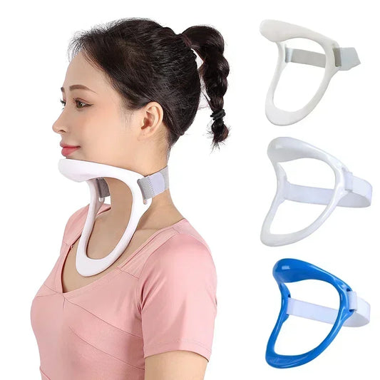 Neck Stretcher & Posture Corrector – Adjustable Neck Brace for Pain Relief & Support