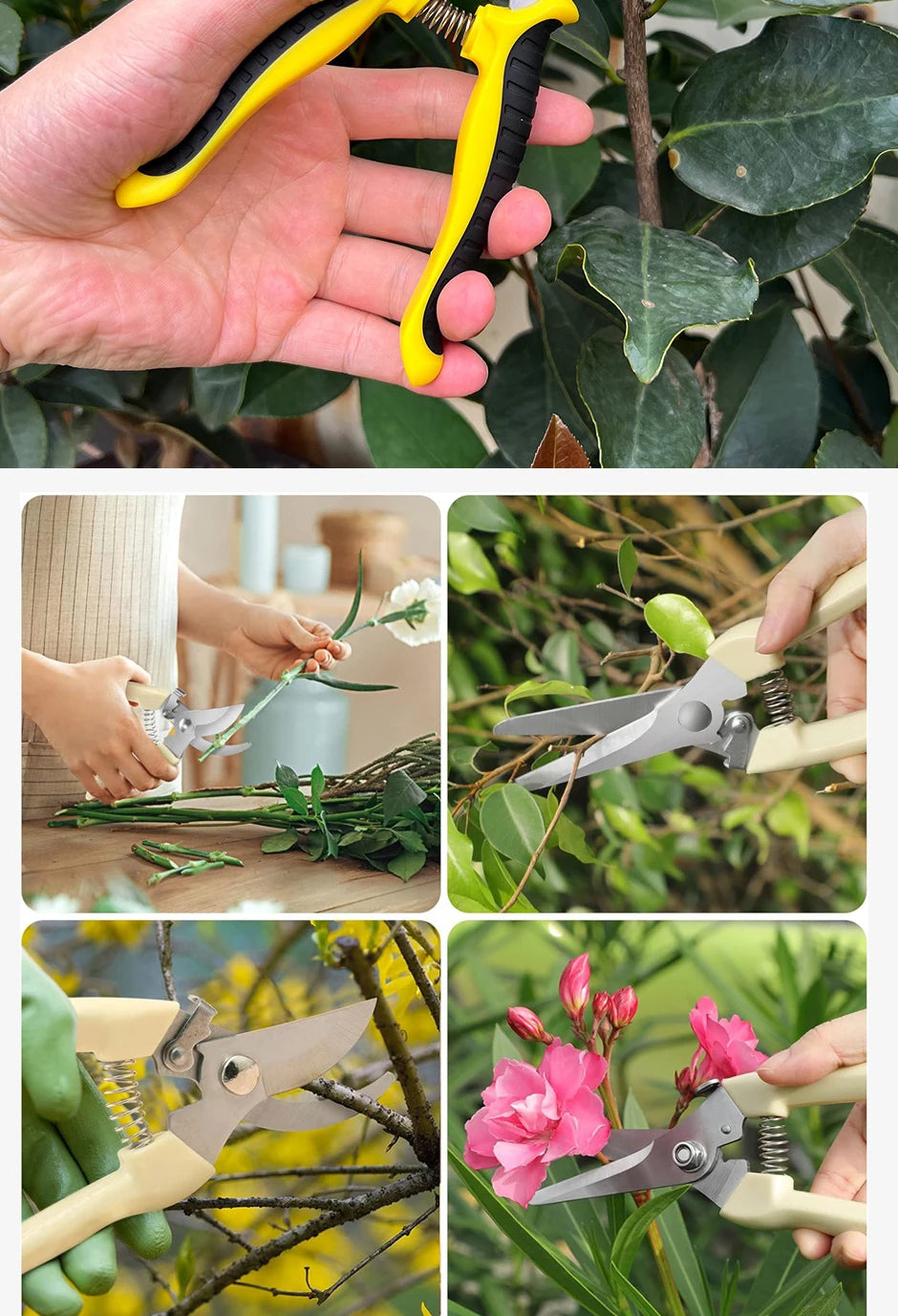 Garden Scissors for Bonsai Professional Pruning Trees Orchard Grape Branches Gadgets Agricultural Farm Hand Tools Floral Pruner