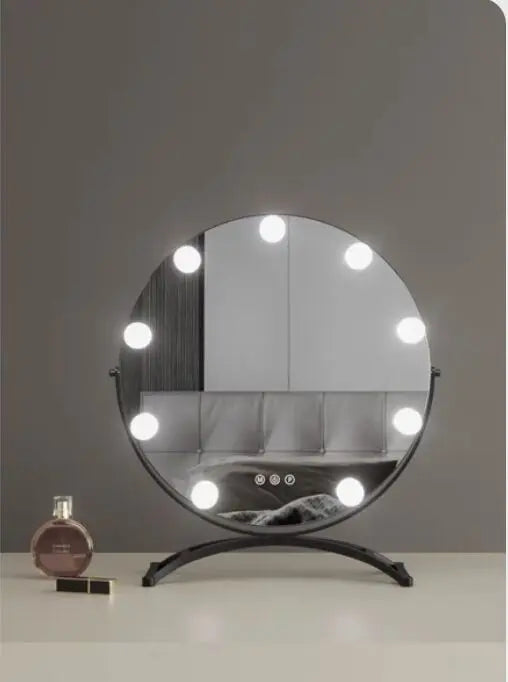 Makeup Mirror with Lights Lighted Cosmetic Vanity Mirror with Led Bulbs for Dressing Bedroom Tabletop Best Gifts for girl women