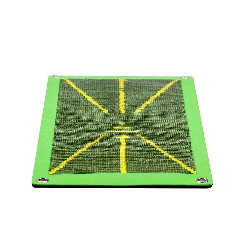 Golf Practice Mat, Indoor And Outdoor Golf Hitting Mat, Golf Training Auxiliary Mat Mat + 4 Floor Nails + 1 Hook