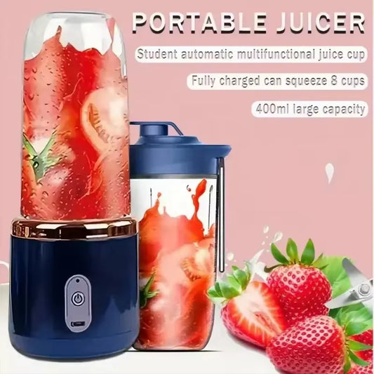 JuiceMate™ Mini Portable Juicer – USB Rechargeable Mixer for Fruits &amp; Veggies