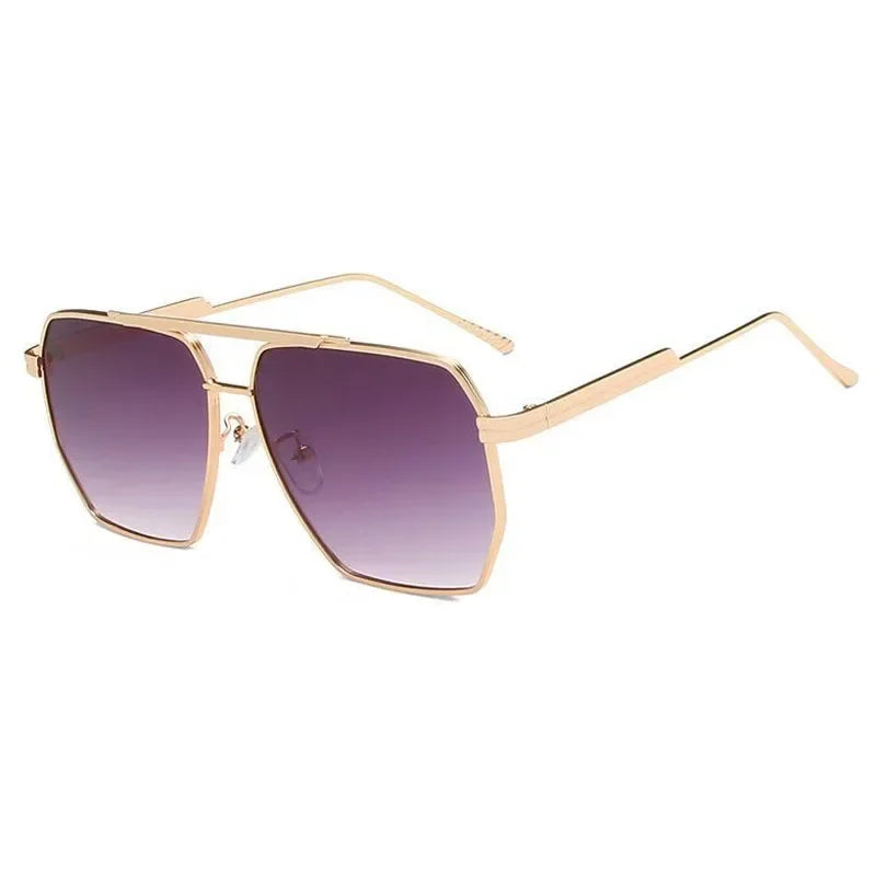 Fashion Sunglasses Men Women Vintage Luxury Brand Design Metal Sun Glasses Shades UV400 Oculos De Sol