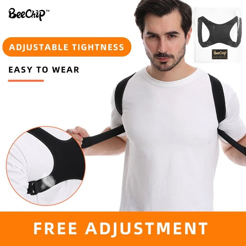 Adjustable Back Support Belt - Lightweight Posture Reminder