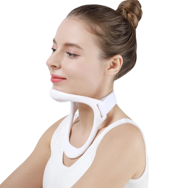 Neck Stretcher & Posture Corrector – Adjustable Neck Brace for Pain Relief & Support