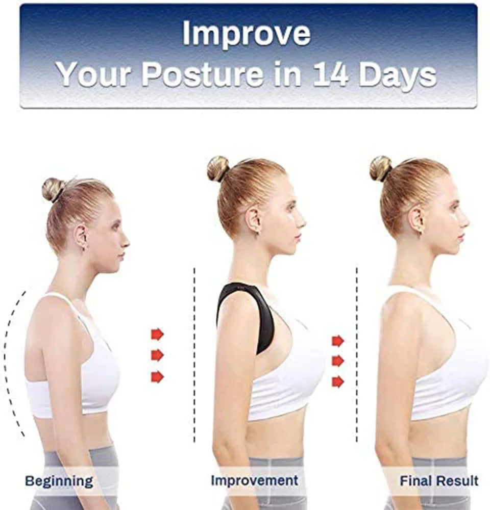 Kid Adjustable Posture Corrector Back Support Children Shoulder Belt Rectify Straighten Correction Pain Relief Beauty Girls Boys