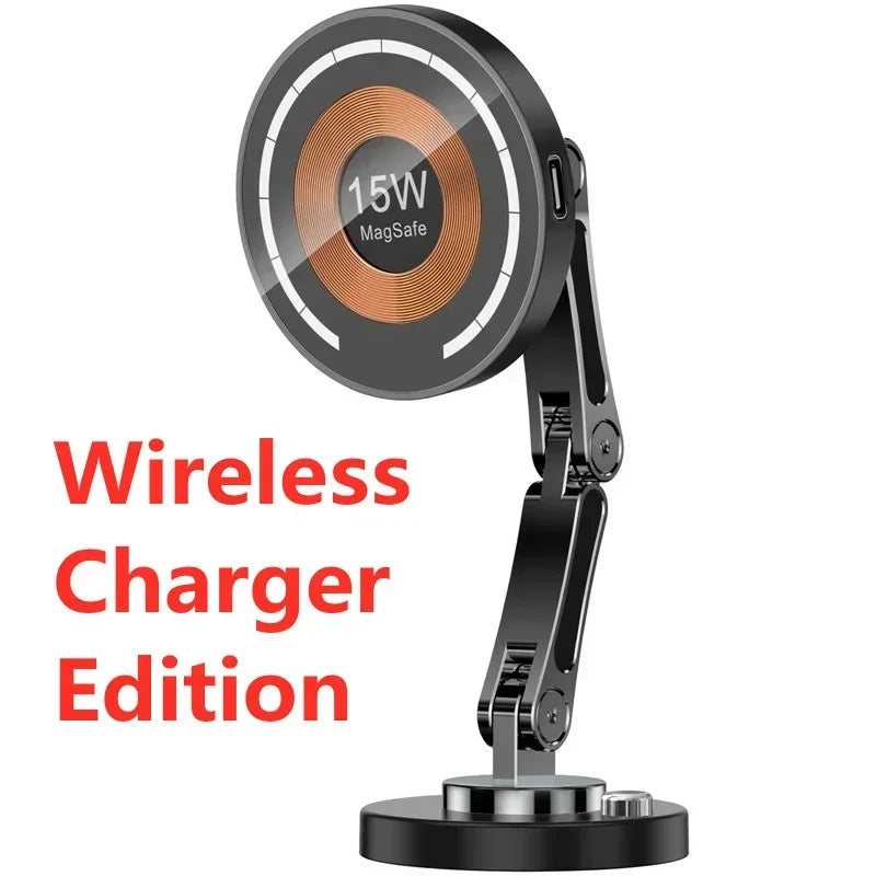 15W Magnetic Wireless Car Charger – Dash Mount for iPhone 12–15 Series
