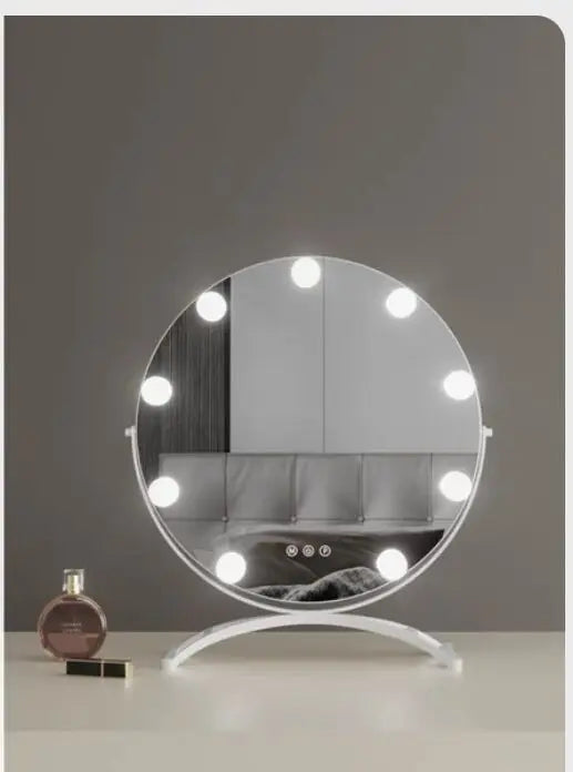 Makeup Mirror with Lights Lighted Cosmetic Vanity Mirror with Led Bulbs for Dressing Bedroom Tabletop Best Gifts for girl women
