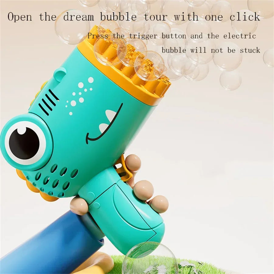 40 hole Dinosaur Bubble Gun