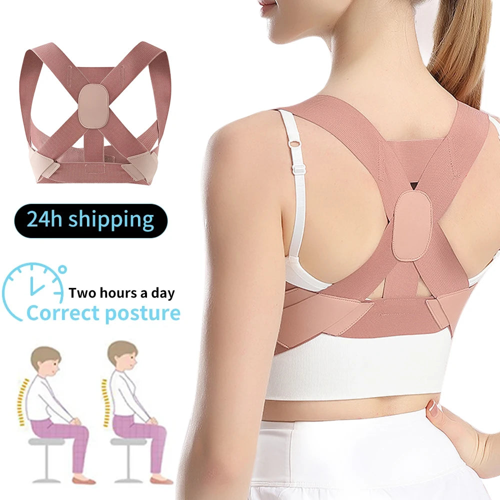 Adjustable Back Brace - Spine Support Belt for Adults