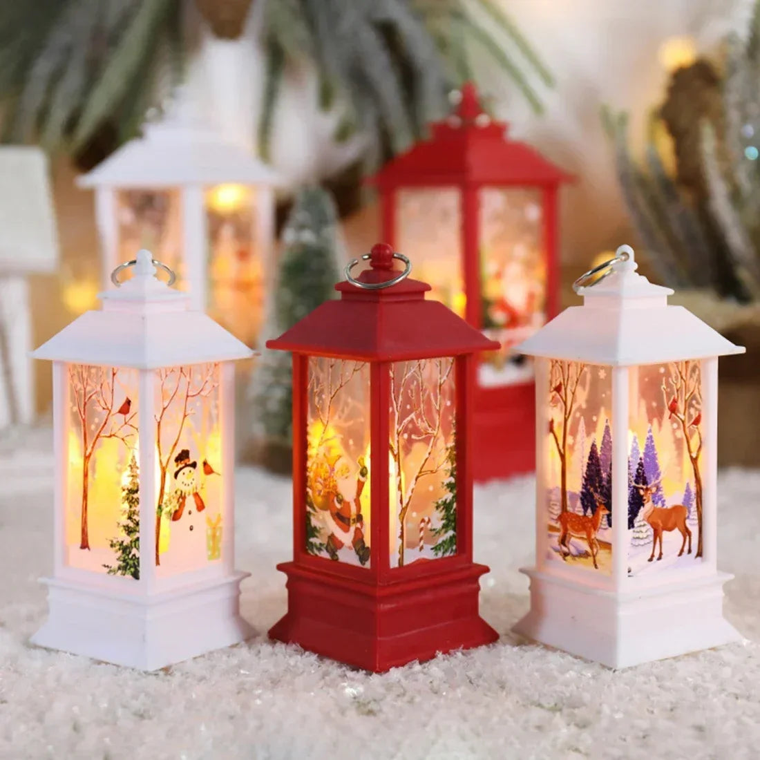 Santa's Glow Lantern - Magical Christmas Wind Light