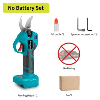 NEWBENY 30mm Brushless Electric Pruning Shears 4 Gear Cordless Garden Fruit Tree Bonsai Beautify Tool For  18V-21V Battery