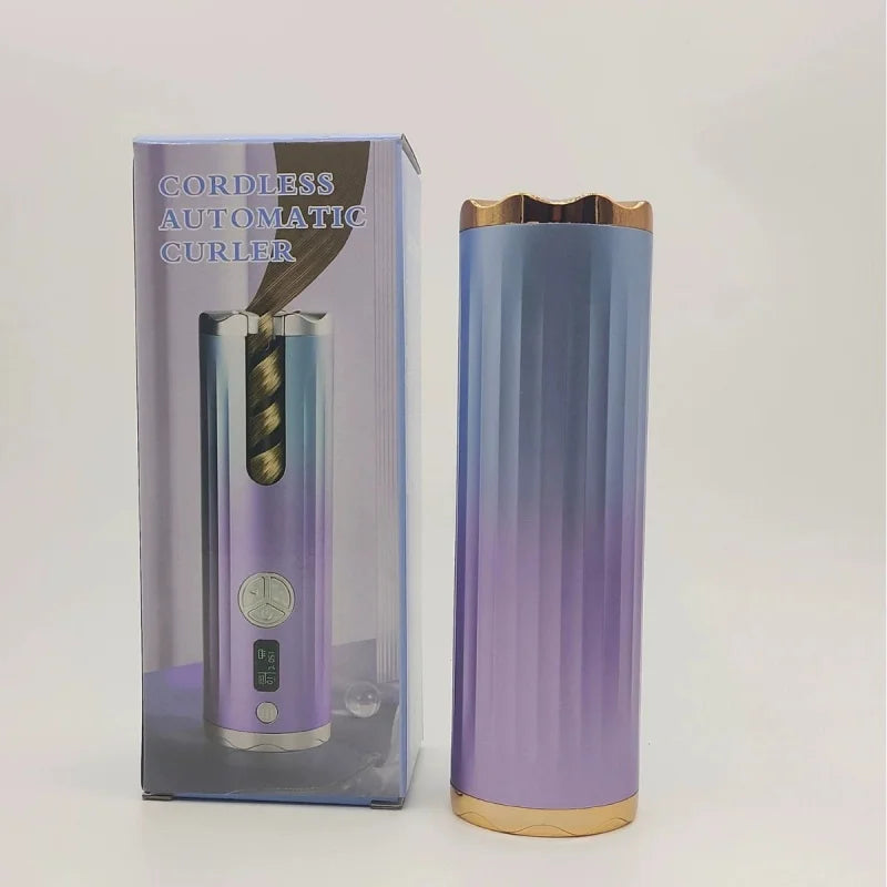 Portable cordless curler