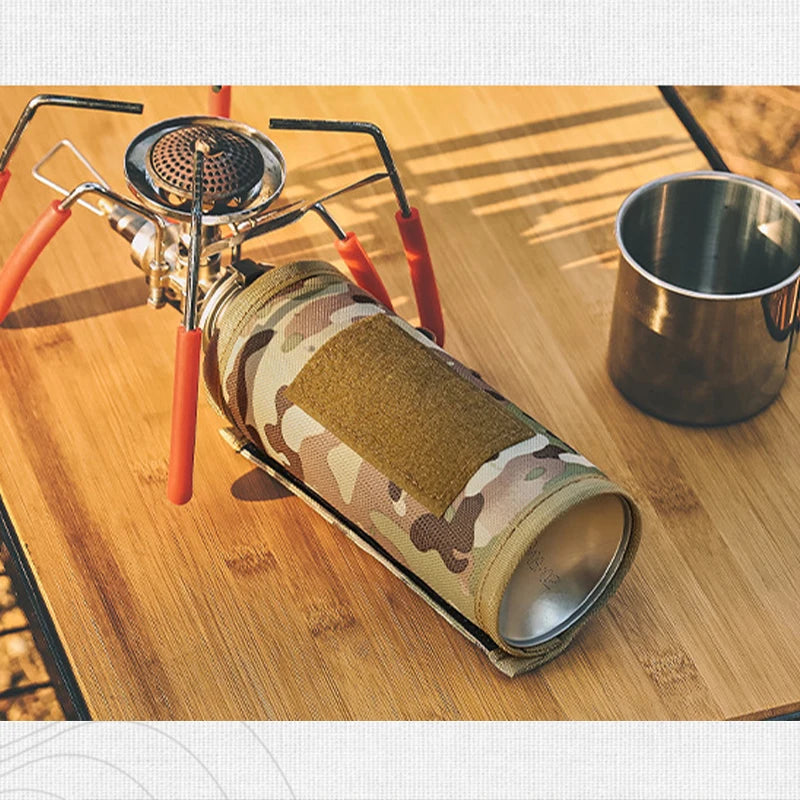 Gas Can Protective Cover Outdoor Tactical Fuel Gas Can Tank Protective Case Anti-Fall Gasoline Canister Gas Can Cylinder Case