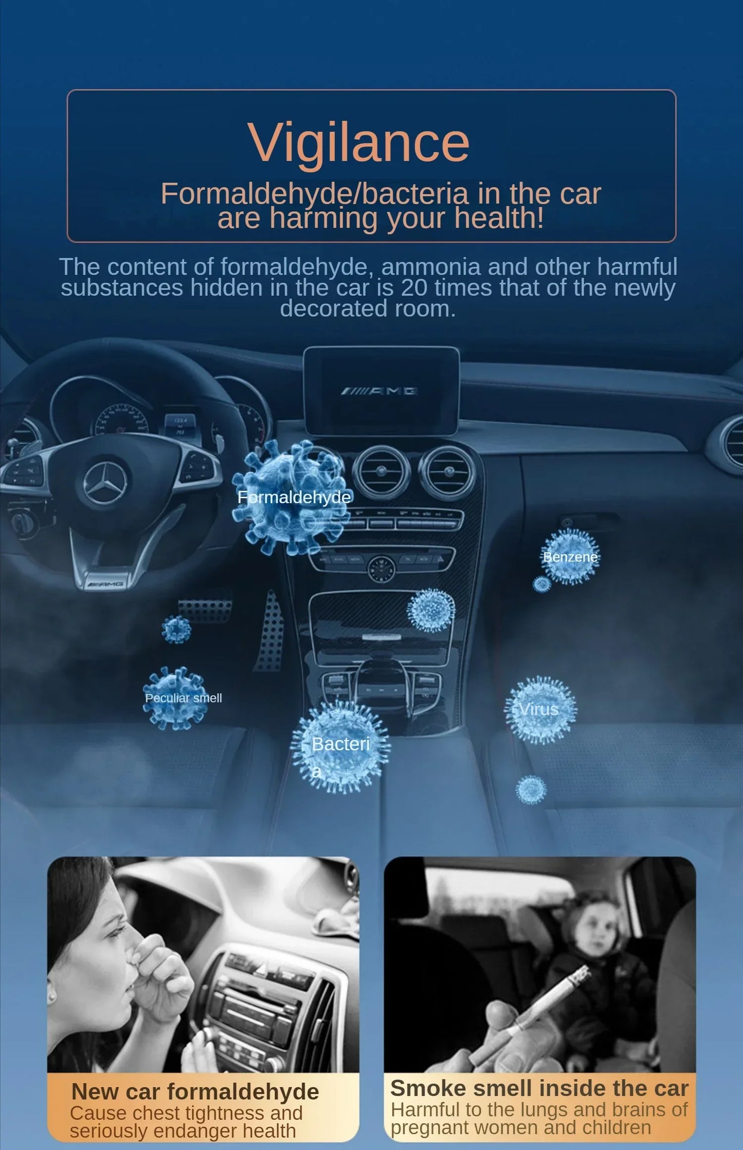 Smart Car Air Freshener Fragrance Diffuser Car Mist Humidifier Essential Oil Diffuser Aromatherapy Interior Accessories