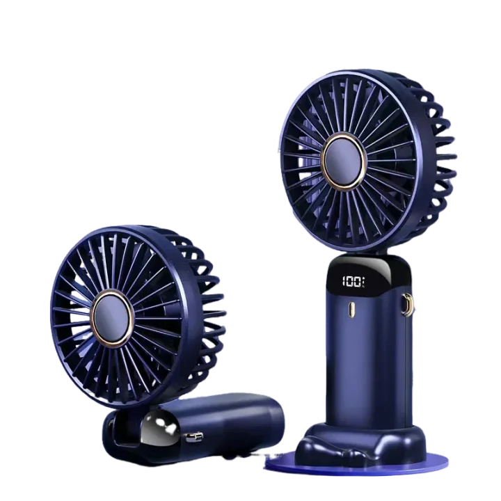 Smart Folding Fan with LED Display