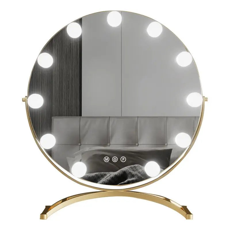 Makeup Mirror with Lights Lighted Cosmetic Vanity Mirror with Led Bulbs for Dressing Bedroom Tabletop Best Gifts for girl women