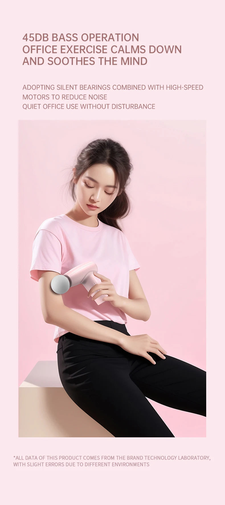 Mini Fascial Massage Gun Vibration Massage Machine Muscle Relaxation Neck And Back Compression Massager Portable Fitness