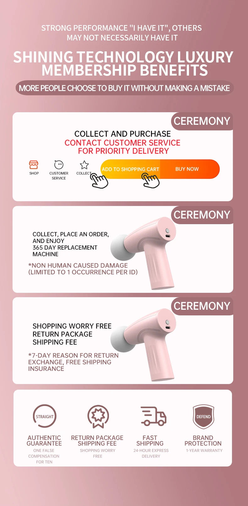 Mini Fascial Massage Gun Vibration Massage Machine Muscle Relaxation Neck And Back Compression Massager Portable Fitness