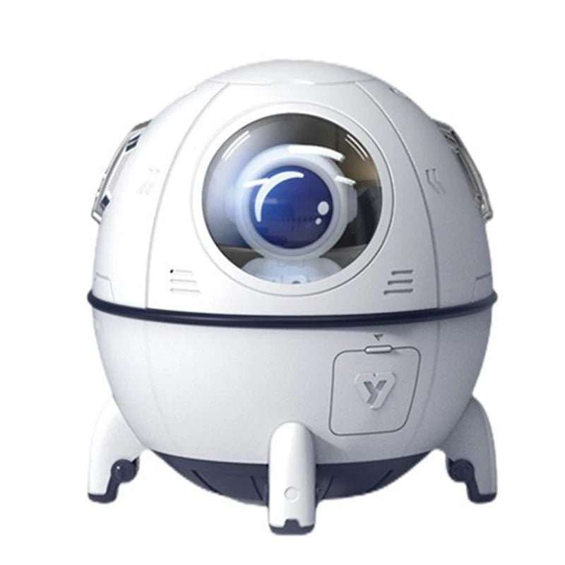Portable Mini Humidifier,Astronaut Space Small Cool Mist Humidifiers 220ML,USB Desktop Humidifier with Auto Shut Off,Night Light