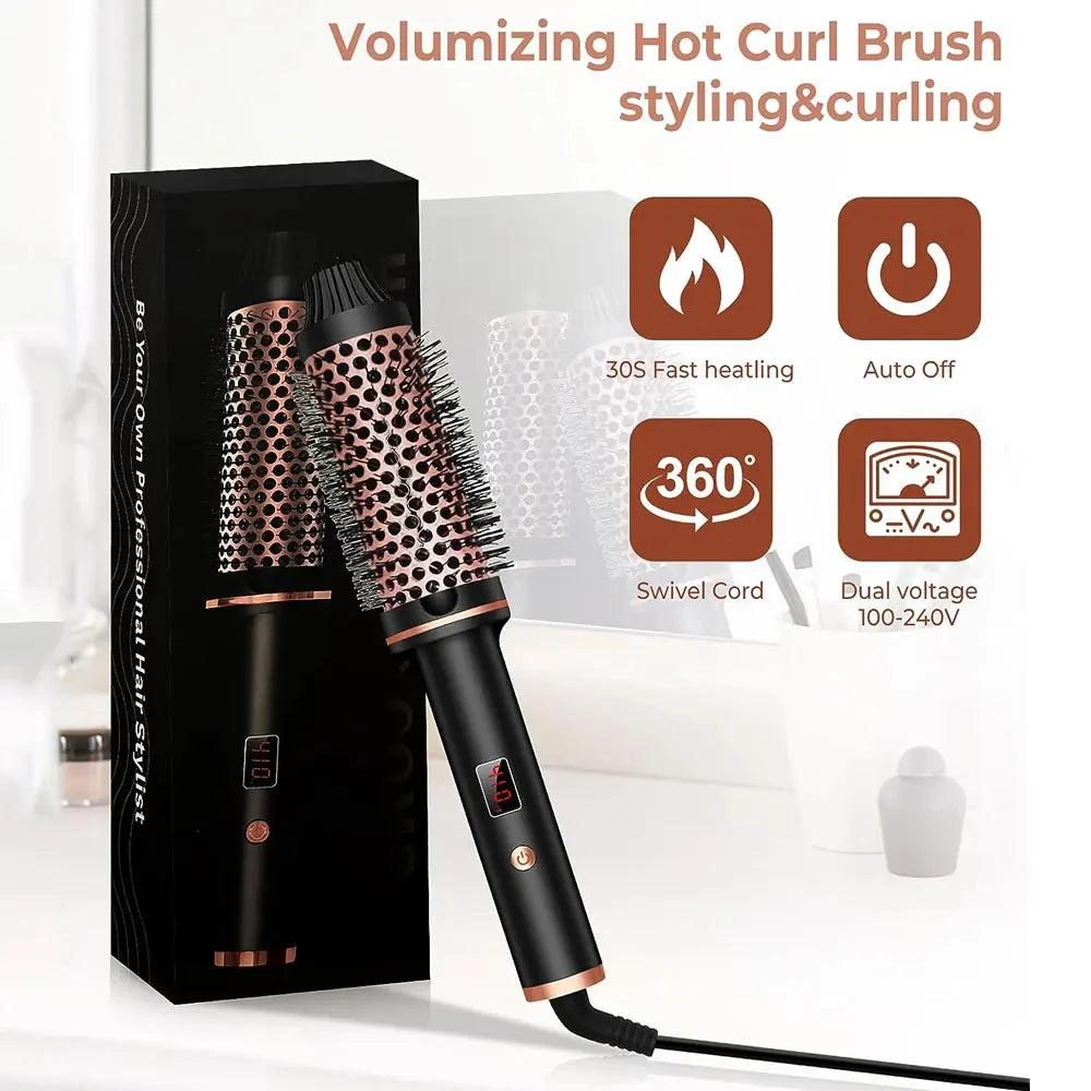 3 in 1 Hair Straightener, Hair Curler, and Hair Brush