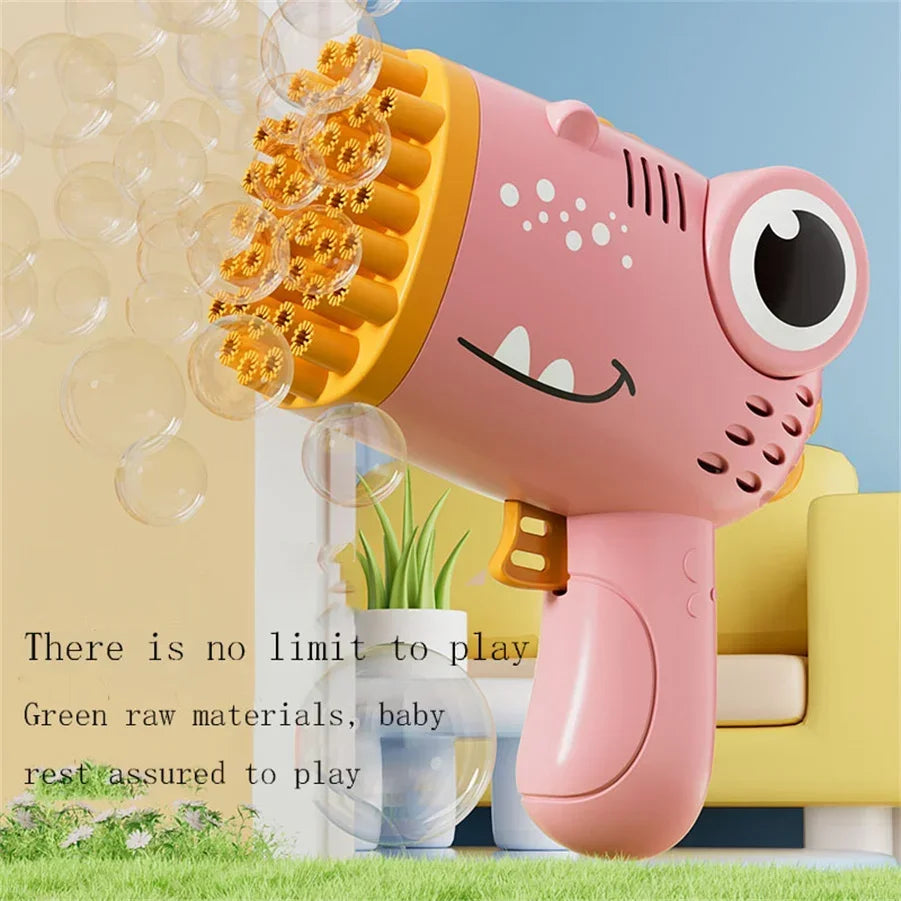 40 hole Dinosaur Bubble Gun