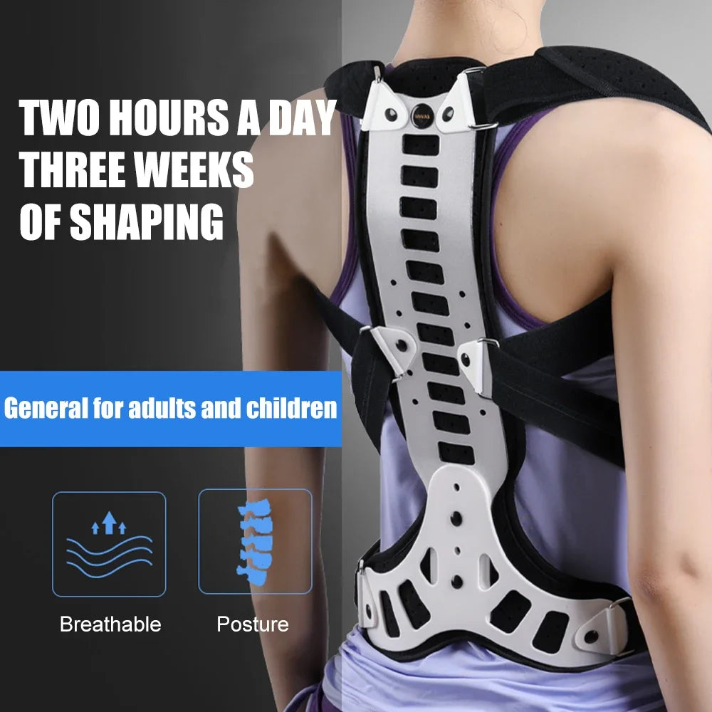 Posture Perfect  Adjustable Back Brace – Pain Relief & Full Support for Men & Women
