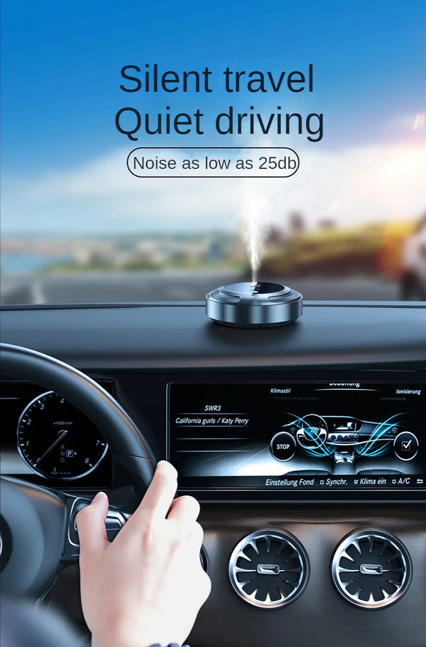 Smart Car Air Freshener Fragrance Diffuser Car Mist Humidifier Essential Oil Diffuser Aromatherapy Interior Accessories