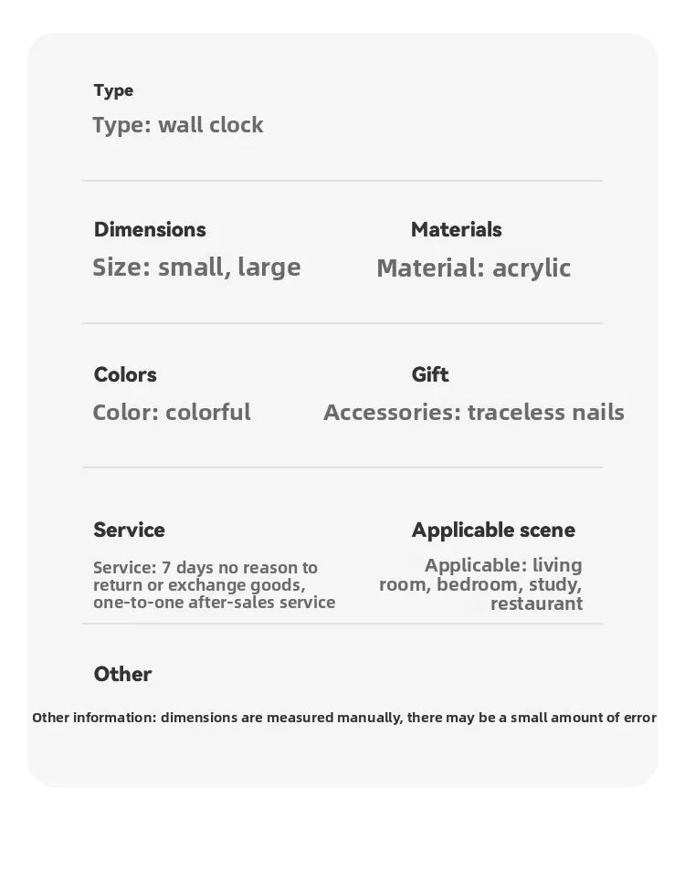 Simple And Modern Home Furnishings Creative Wall Clock Aesthetic Design Silent Digital Clock Restaurant Wall Clock Room Decor