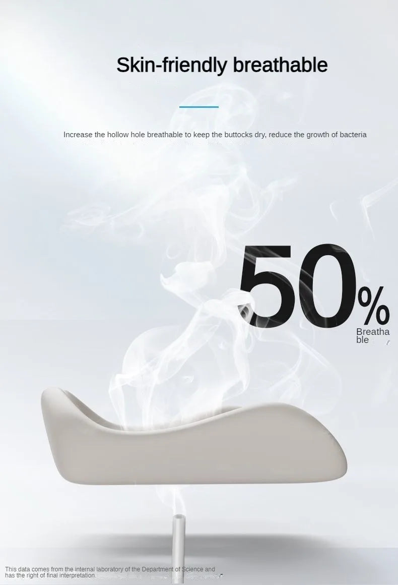 New Tailbone Sciatica Back Pain Relief Comfort Office Chair Car Seat Cushion Non-Slip Orthopedic Memory Foam Coccyx Cushion