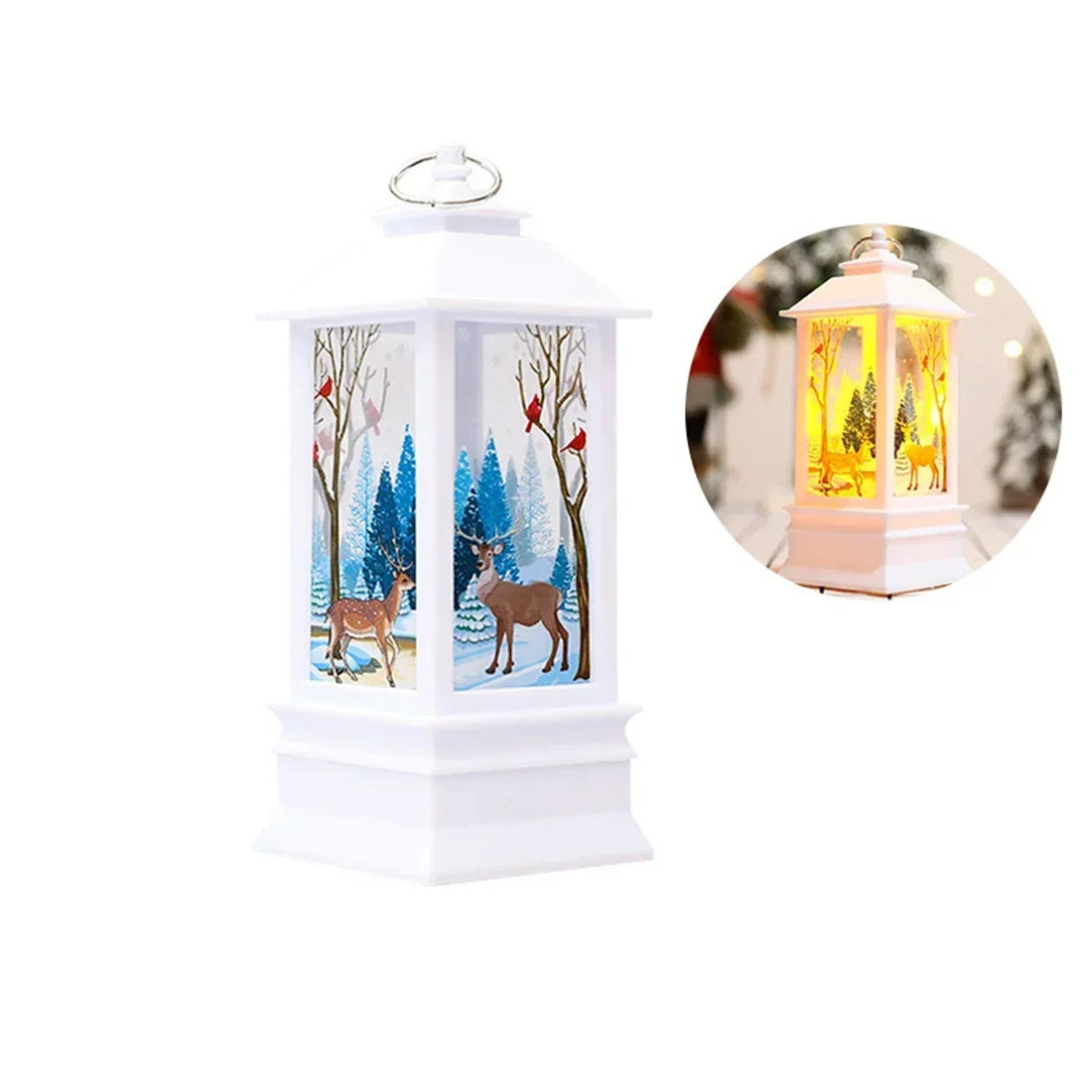 Santa's Glow Lantern - Magical Christmas Wind Light