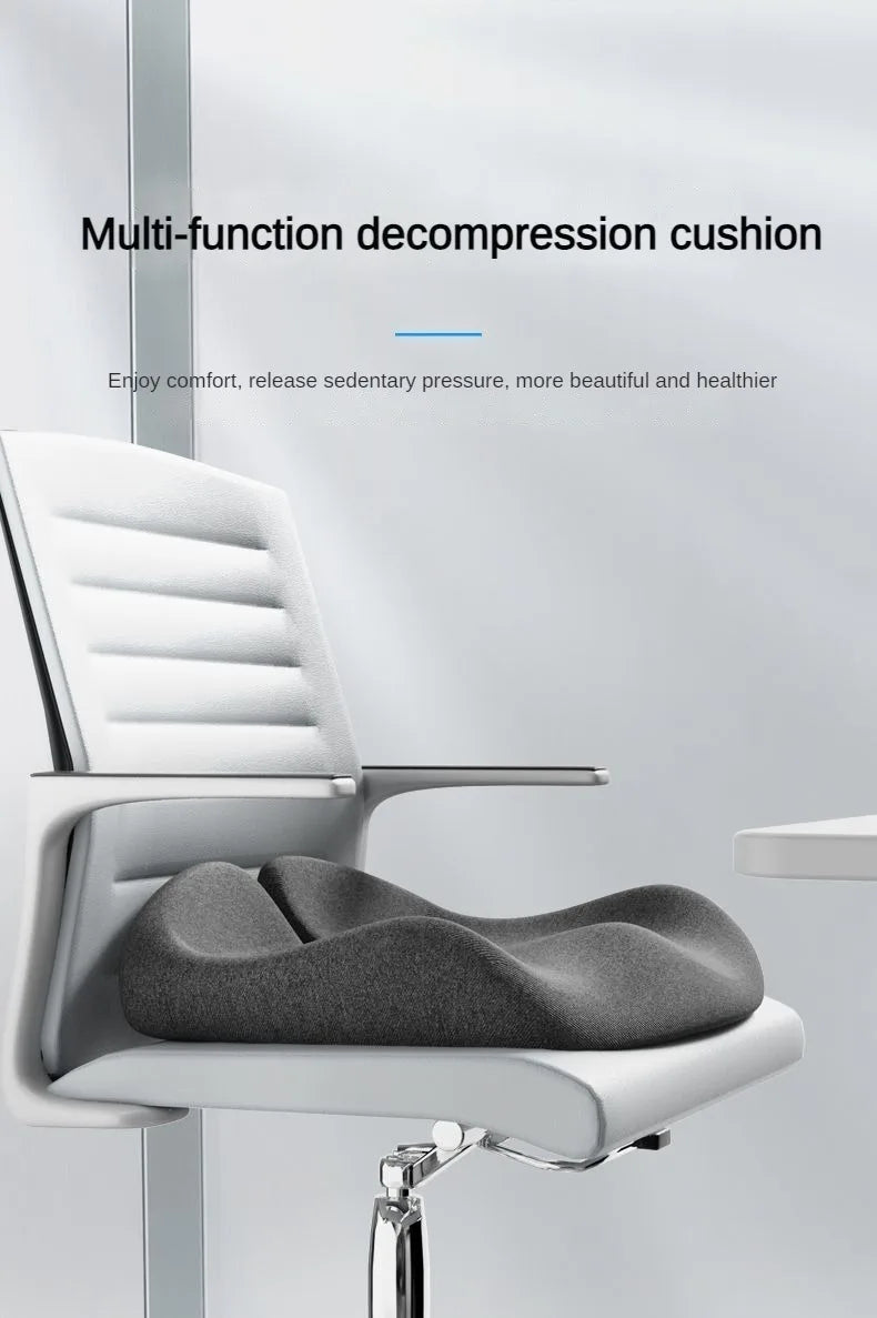 New Tailbone Sciatica Back Pain Relief Comfort Office Chair Car Seat Cushion Non-Slip Orthopedic Memory Foam Coccyx Cushion