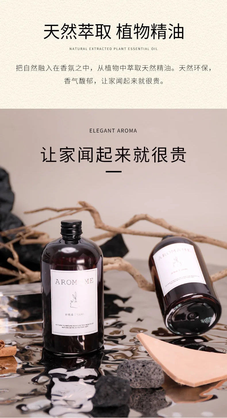 1000ML Hotel Aromatherapy Machine and Home Reed Diffuser Replenishment Liquid,Neroli/White rose/Hilton Aroma Oil for Humidifier