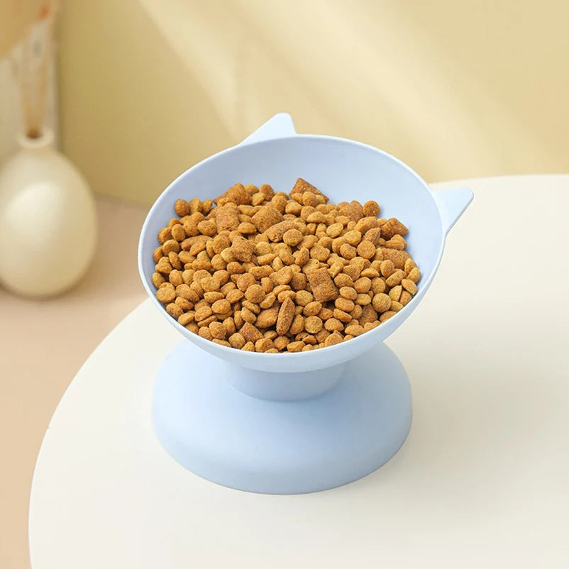 Raised Cat and Dog Food Bowl with Guard