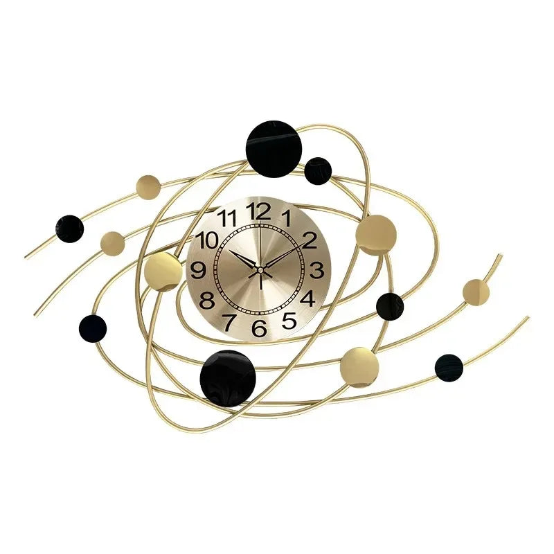 6.6 Inches Luxury Wall Clock For Living Room Modern Wall Clocks Aesthetic Elegant Stylish Kitchen Clock Big Size Decoration Home