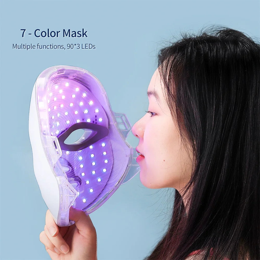 LED Face & Neck Beauty Massager – Skin Tightening & Rejuvenation Device