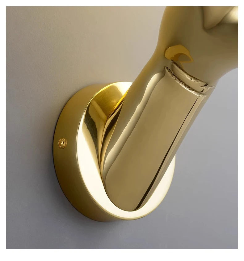 Indoor LED wall lamp creative decoration for living room 110V220V study corridor modern resin glass bedside wall lights