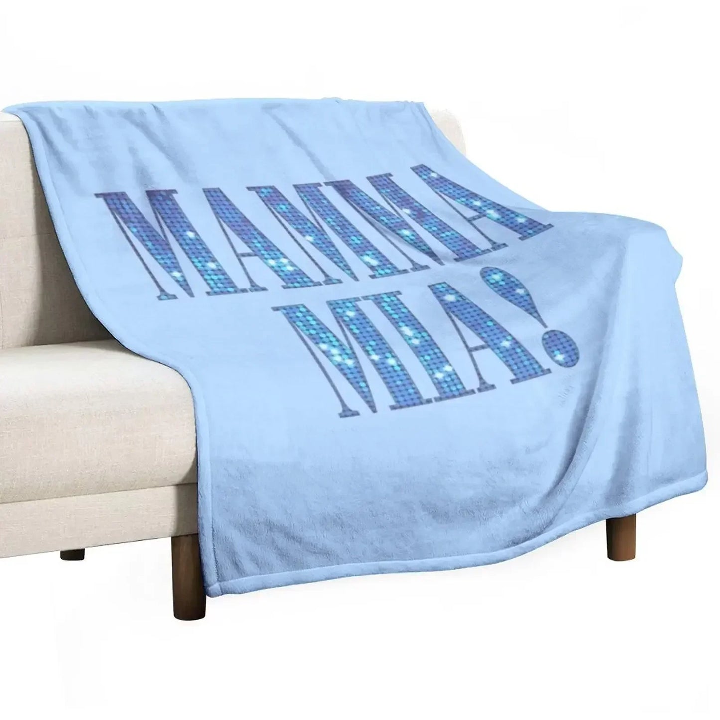 New Mamma Mia -disco- Throw Blanket Travel Weighted Blankets