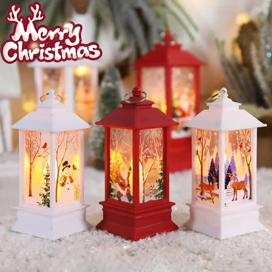 Santa's Glow Lantern - Magical Christmas Wind Light