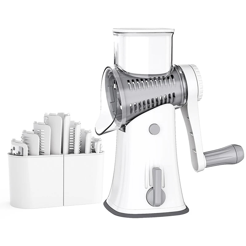 5-in-1 Rotary Cheese Grater & Vegetable Slicer