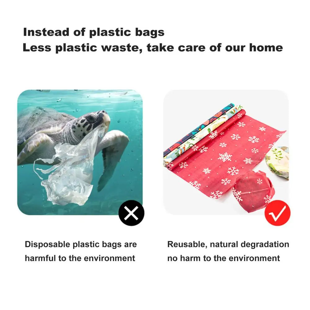 Eco-Friendly Food Wraps 30x100cm Beeswax & Cotton Wrap for Lunch Box/Sandwiches Vintage Patterns Kitchen Wrap Replacement