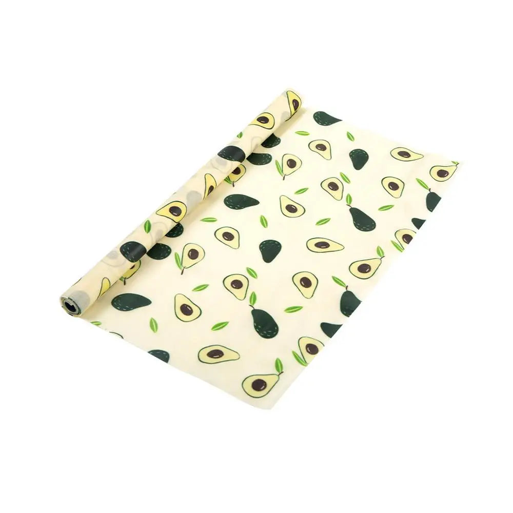 Eco-Friendly Food Wraps 30x100cm Beeswax & Cotton Wrap for Lunch Box/Sandwiches Vintage Patterns Kitchen Wrap Replacement