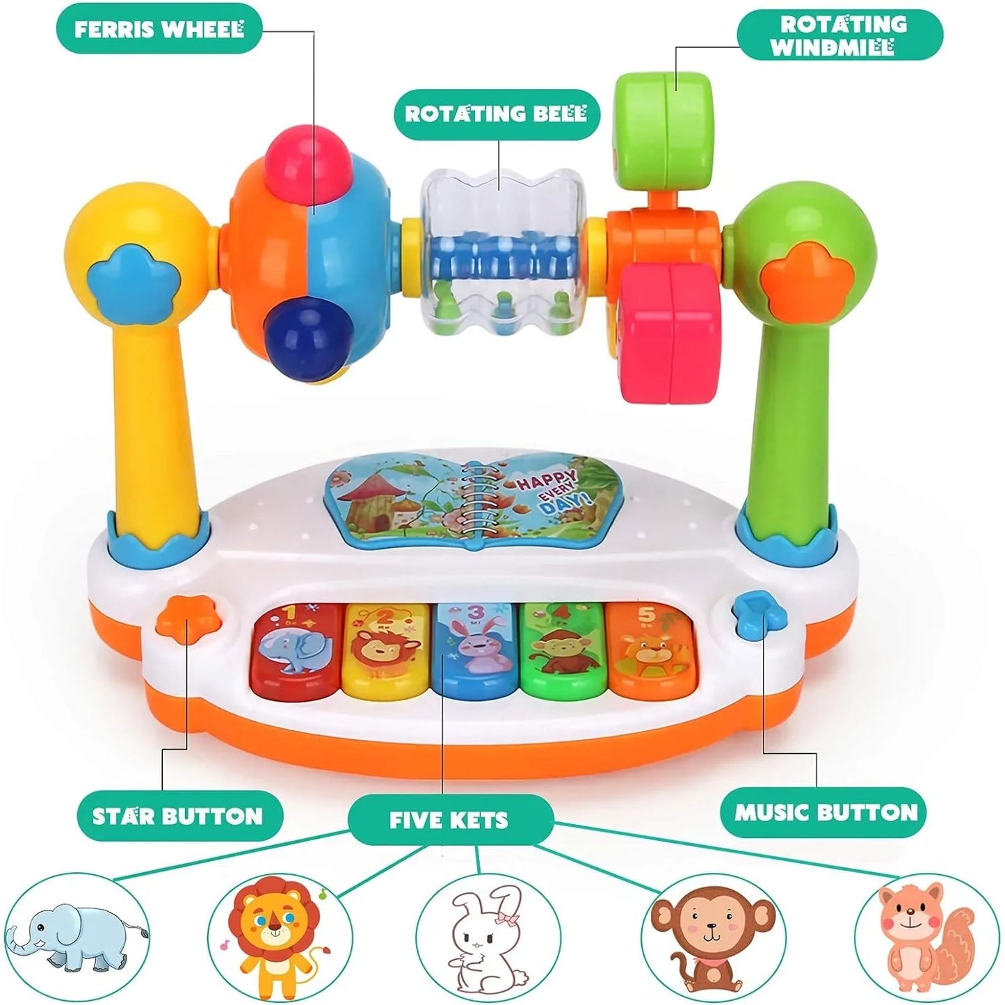 BabyBeats Light & Sound Music Station