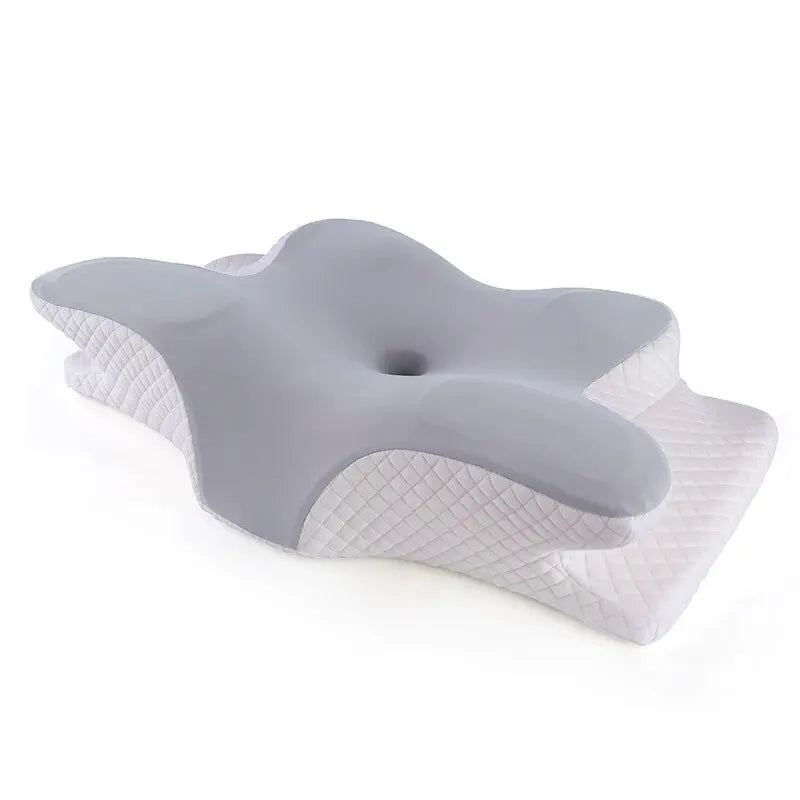 The LuxeContour™ Butterfly Pillow – Sculpted Support, Effortless Sleep